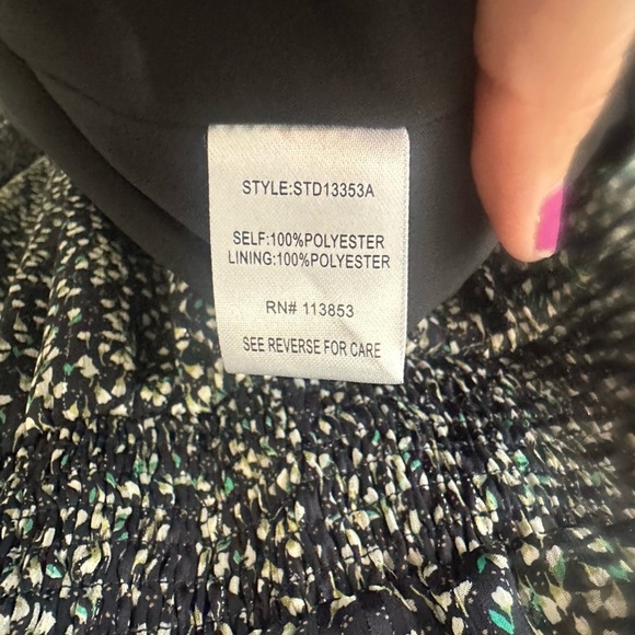 Sugarlips Floral Midi Dress stars align print size M - Picture 8 of 9